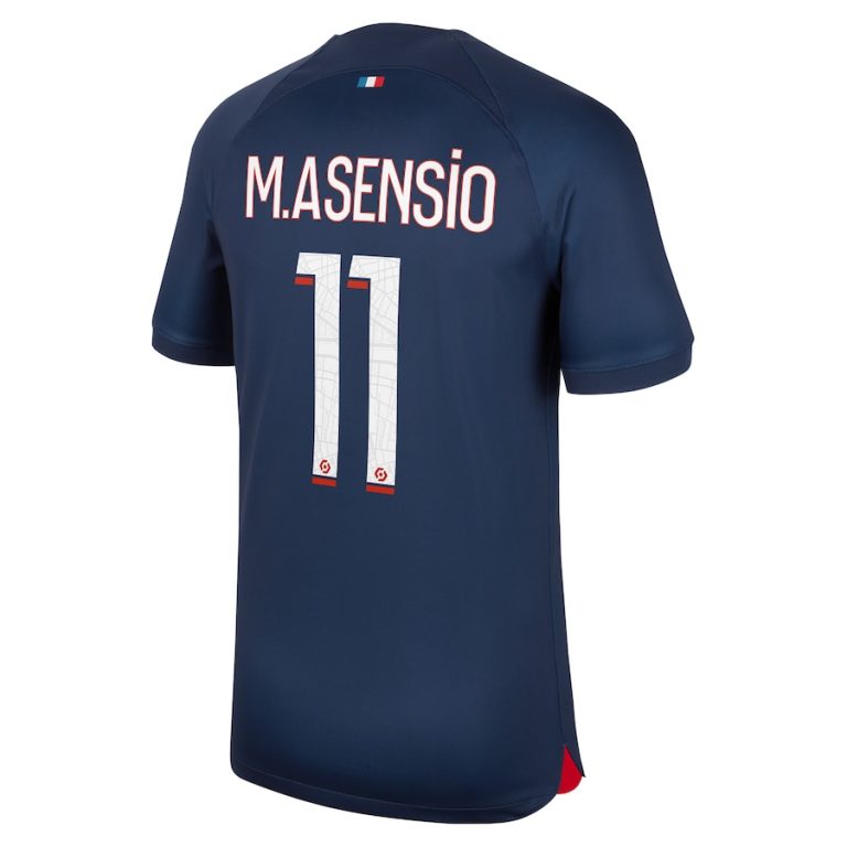 Marco Asensio Paris Saint-Germain Home Soccer Jersey 2023/24 by Nike