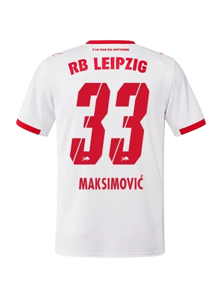 Andrija Maksimovic RB Leipzig 2025/26 Home Soccer Jersey by PUMA