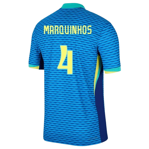 Marquinhos Brazil 2024/25 Away Soccer Jersey by Nike