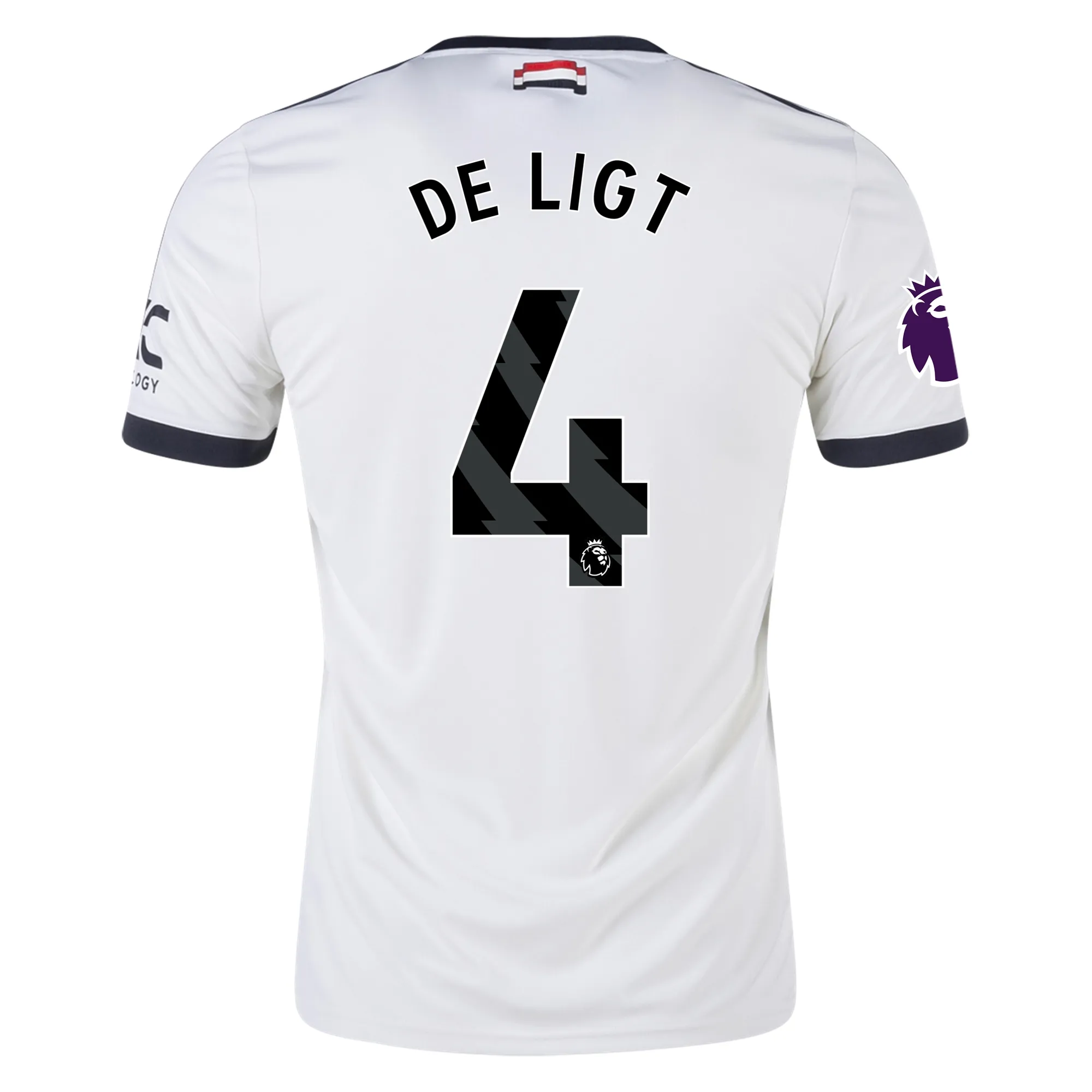 Matthijs de Ligt Manchester United 2024/25 Third Soccer Jersey by Adidas