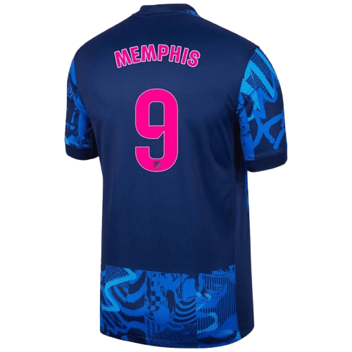 Memphis Depay Atlético Madrid 2024/25 Third Soccer Jersey by Adidas