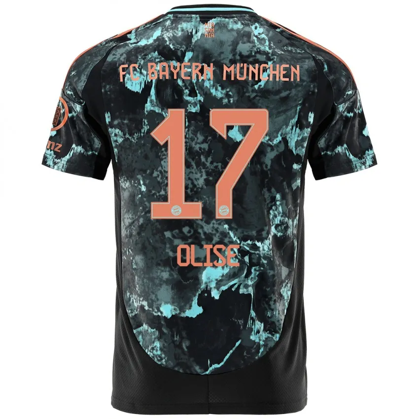 Michael Olise Bayern Munich 2024/25 Away Soccer Jersey by Adidas