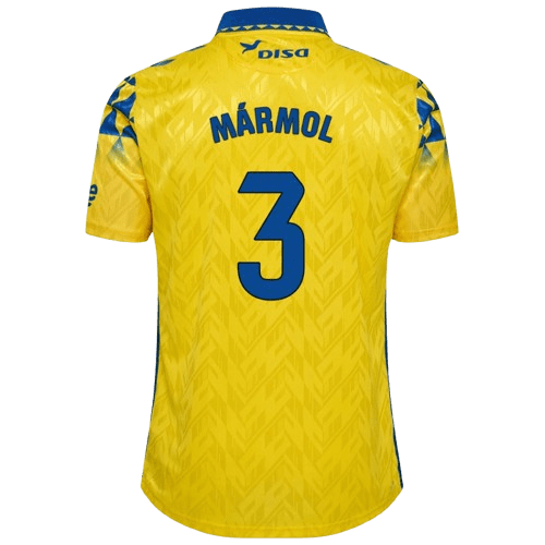 Mika Mármol Las Palmas 2024/25 Home Soccer Jersey by Hummel
