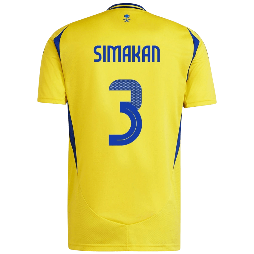 Mohamed Simakan Al-Nassr 2024/25 Home Soccer Jersey by Adidas