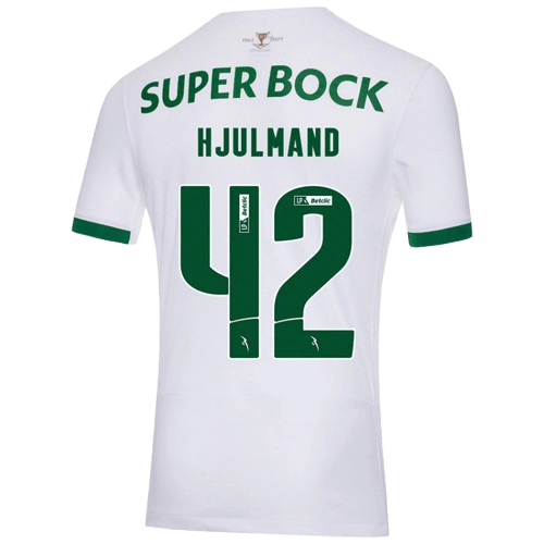 Morten Hjulmand Sporting 2024/25 Away Soccer Jersey by Nike