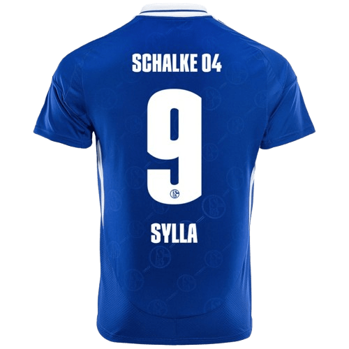 Moussa Sylla Schalke 2024/25 Home Soccer Jersey by Adidas