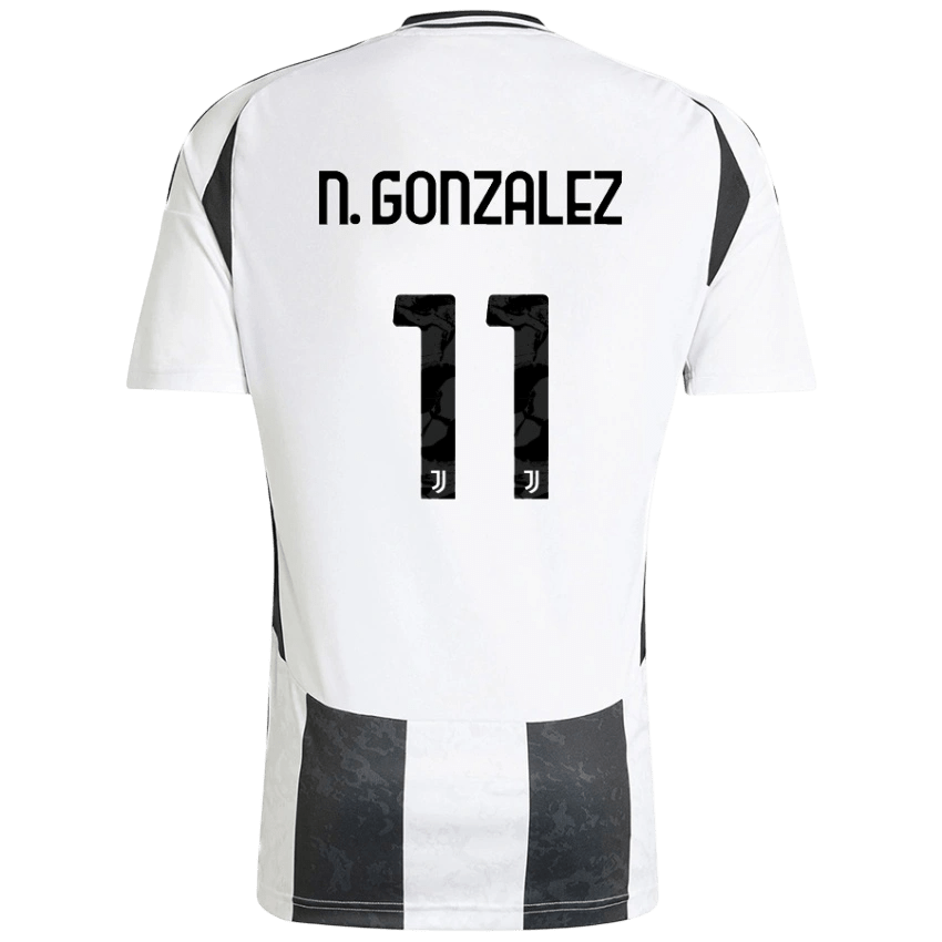 Nicolas Gonzalez Juventus FC 2024/25 Home Soccer Jersey by Adidas
