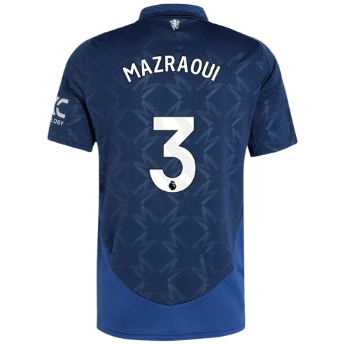 Noussair Mazraoui Manchester United 2024/25 Away Soccer Jersey by Adidas