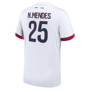 Nuno Mendes Paris Saint-Germain 2024/25 Away Soccer Jersey by Nike