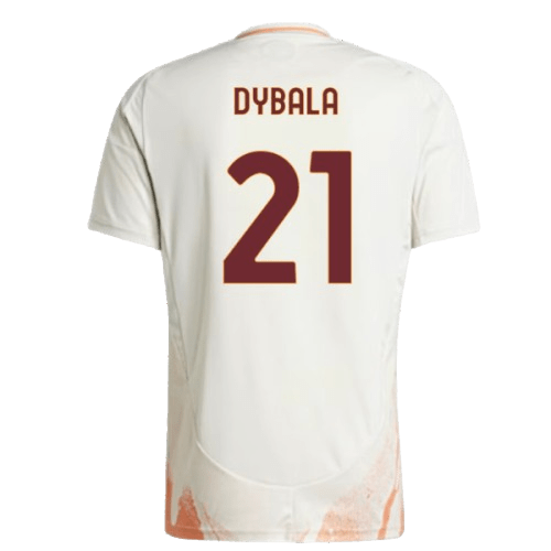 Paulo Dybala AS Roma 2024/25 Away Soccer Jersey by Adidas
