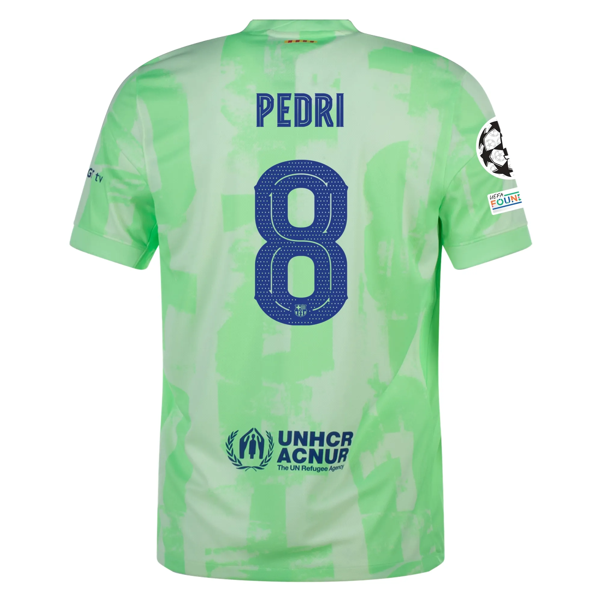 Pedri FC Barcelona 2024/25 UCL Third Soccer Jersey by Nike