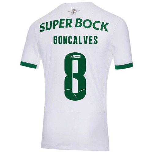 Pedro Goncalves Sporting 2024/25 Away Soccer Jersey by Nike