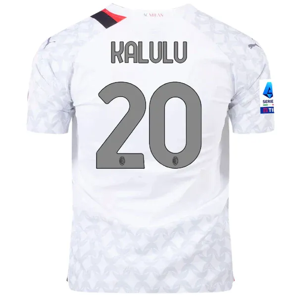 Pierre Kalulu AC Milan 2023/24 Away Soccer Jersey by PUMA
