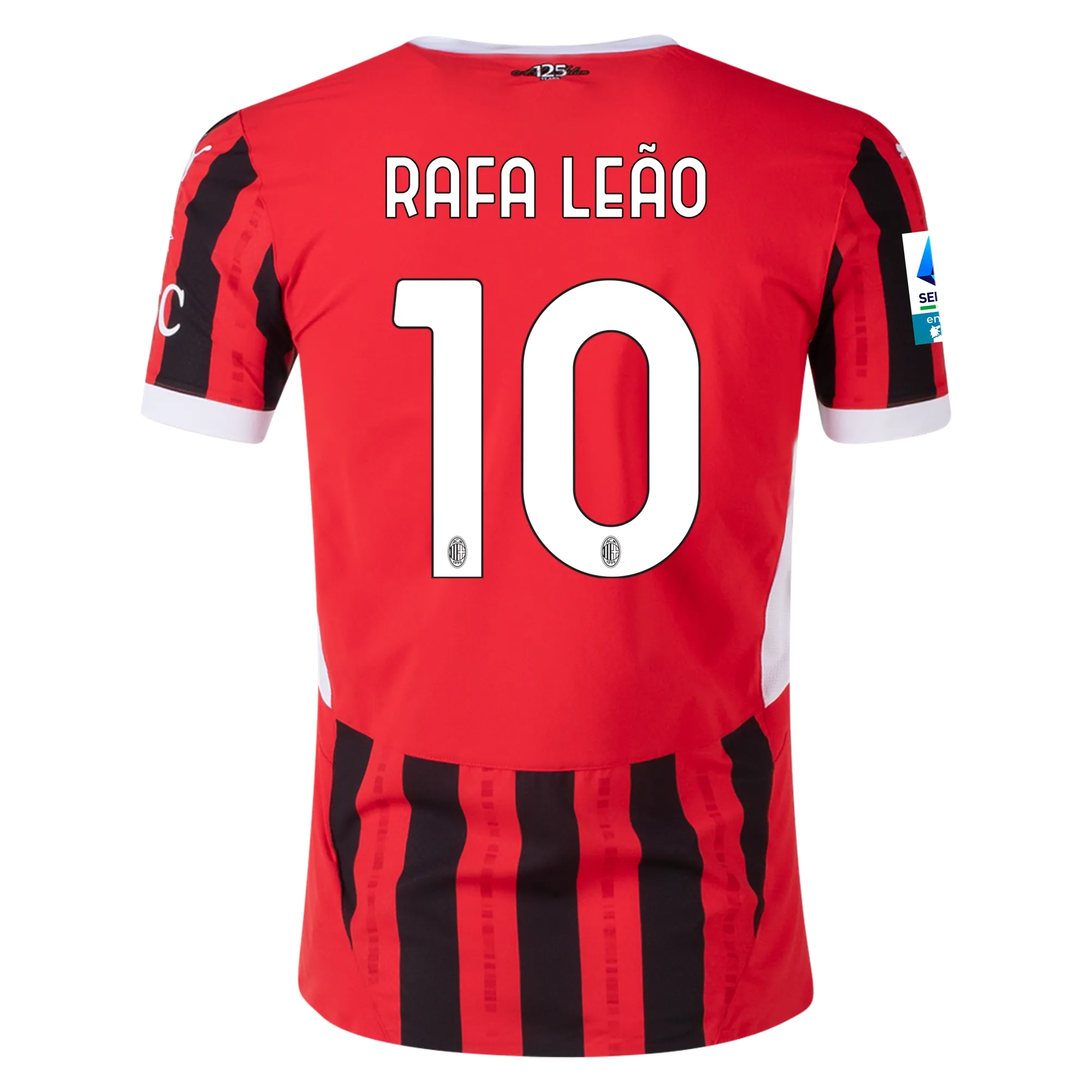 Rafael Leão AC Milan 2024/25 Authentic Home Soccer Jersey by PUMA