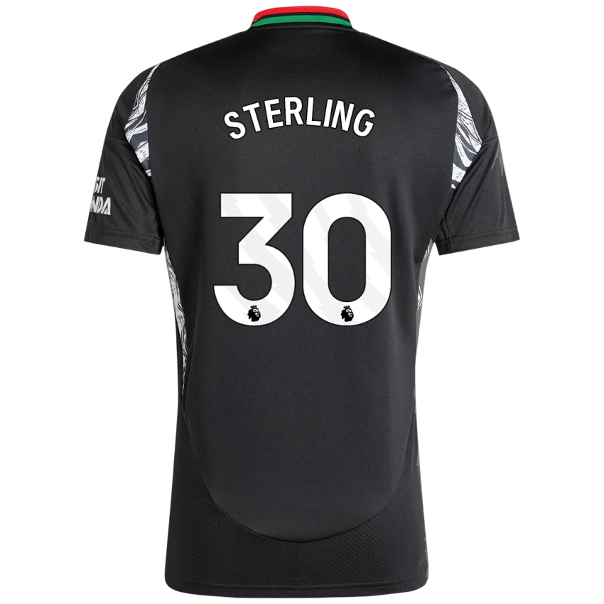 Raheem Sterling Arsenal 2024/25 Away Soccer Jersey by Adidas