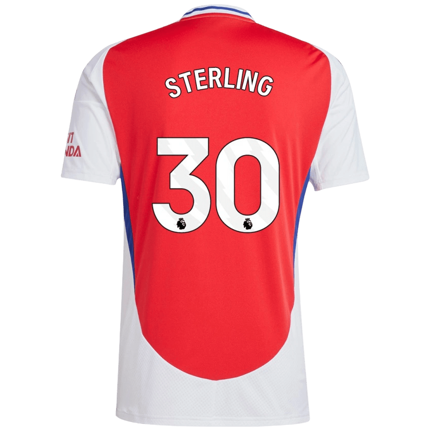 Raheem Sterling Arsenal 2024/25 Home Soccer Jersey by Adidas