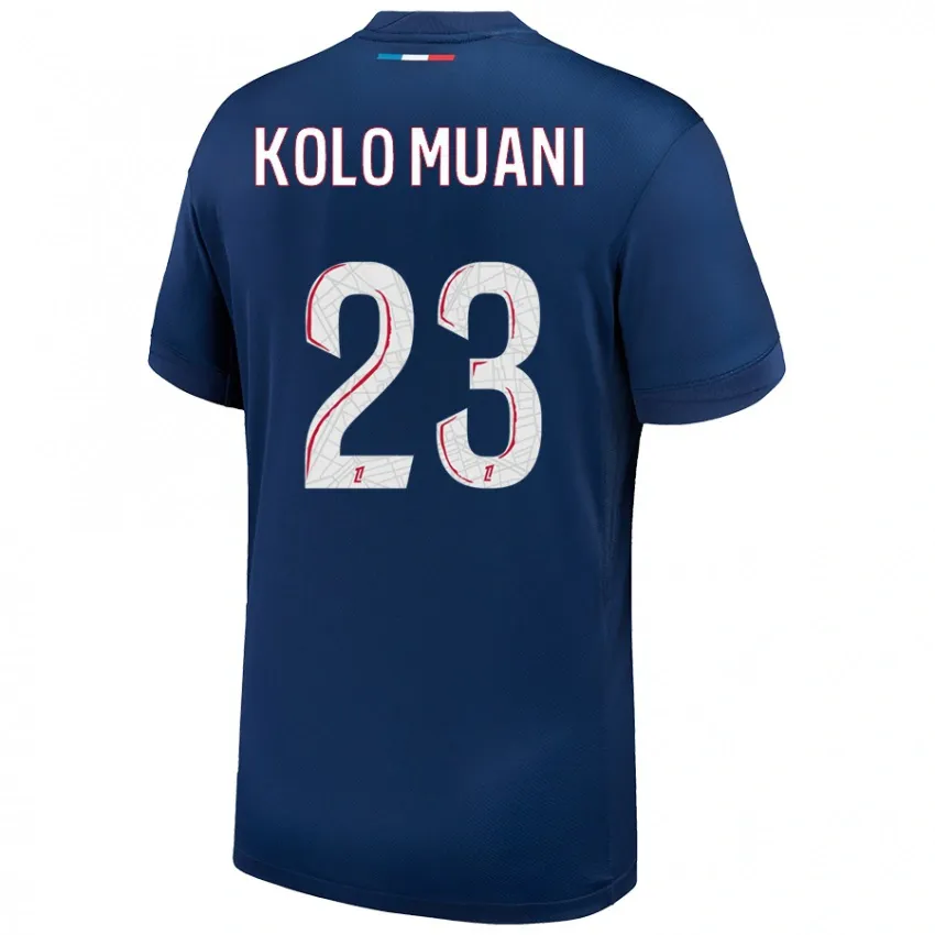 Randal Kolo Muani Paris Saint-Germain 2024/25 Home Soccer Jersey by Nike