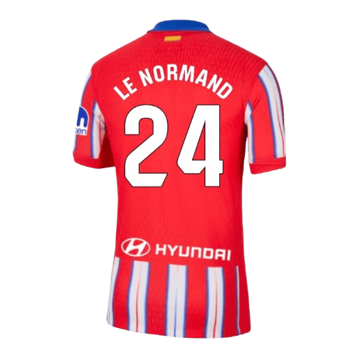 Robin Le Normand Atlético Madrid 2024/25 Home Soccer Jersey by Nike