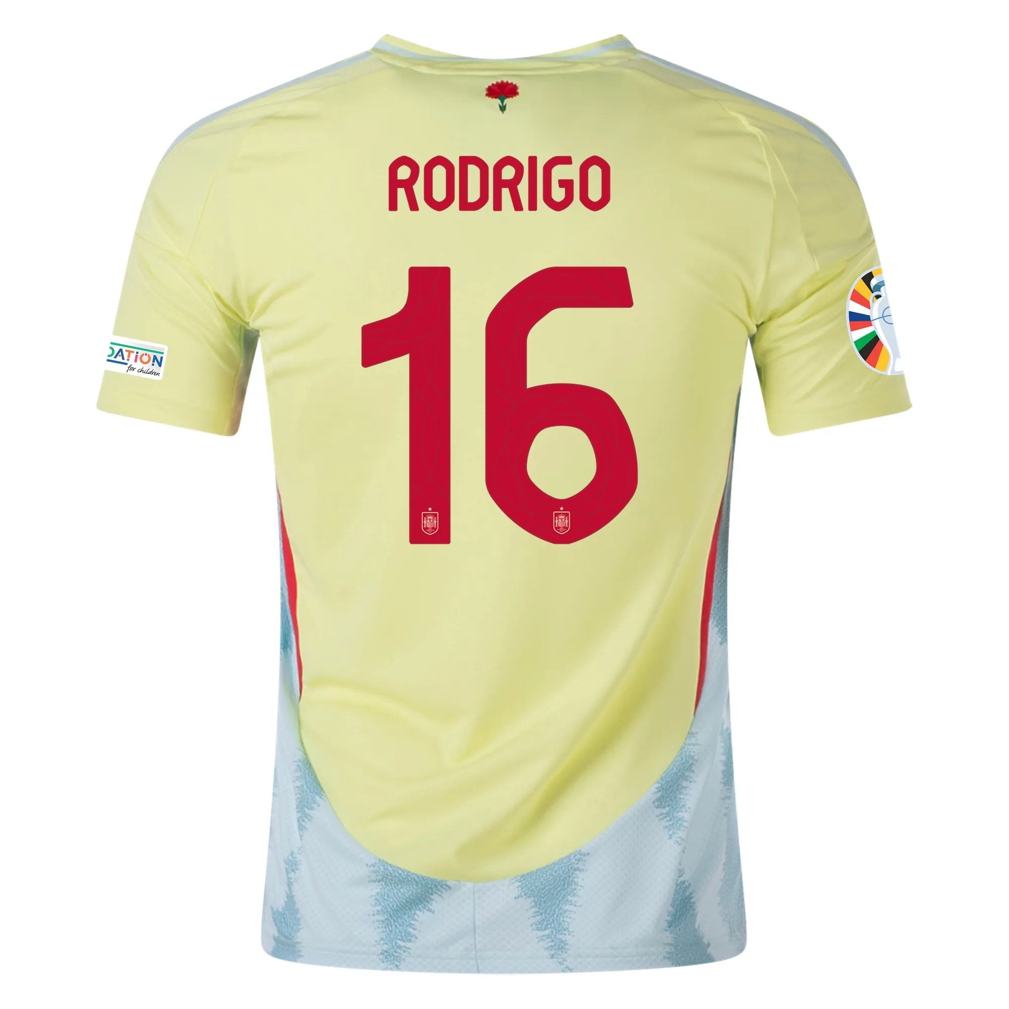 Rodrigo Spain 2024/25 Away Soccer Jersey by Adidas