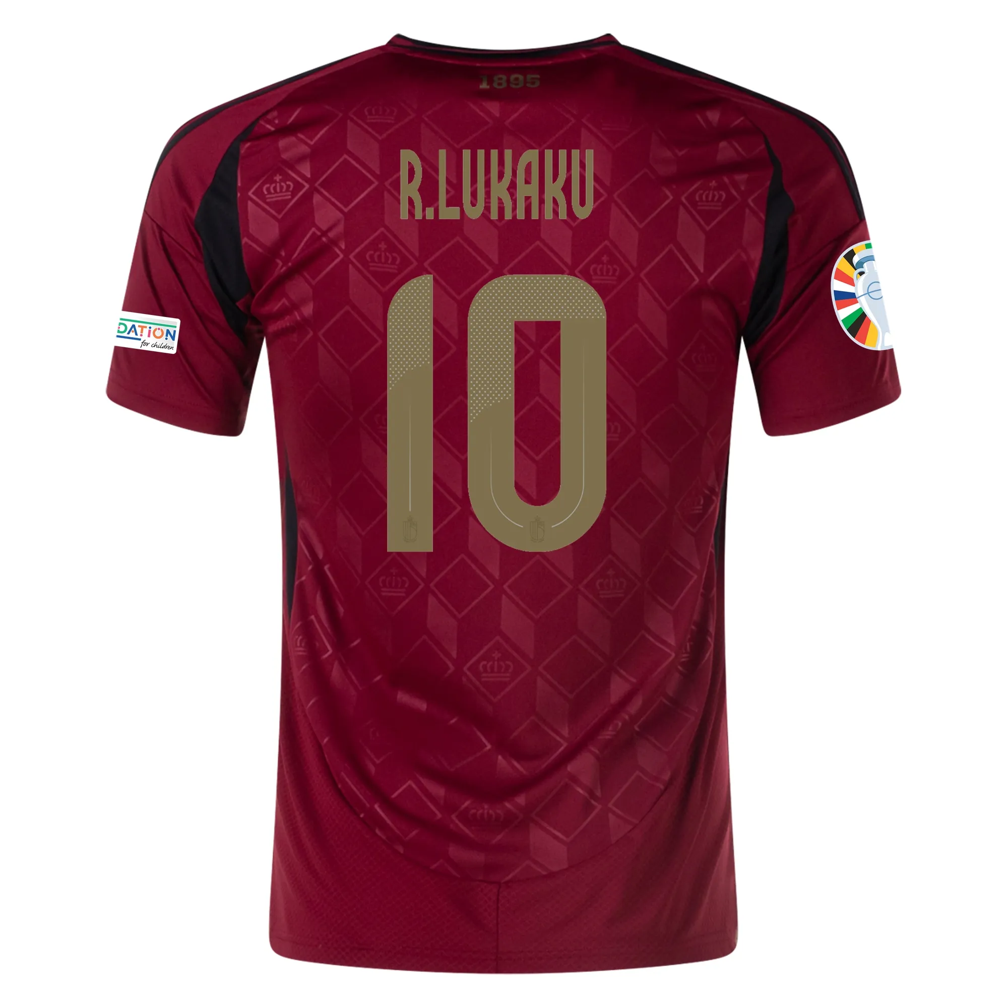 Romelu Lukaku Belgium 2024/25 Home Soccer Jersey by Adidas