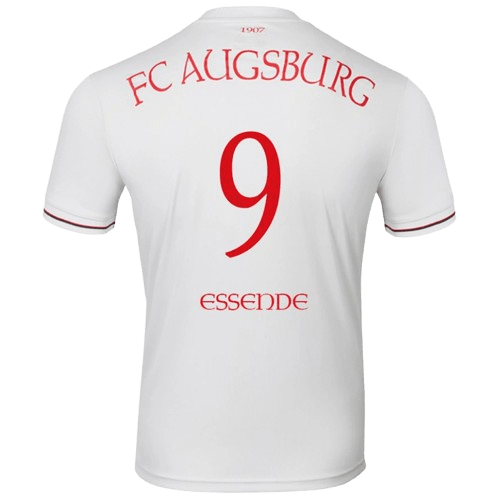 Samuel Essende Augsburg 2024/25 Home Soccer Jersey by Mizuno