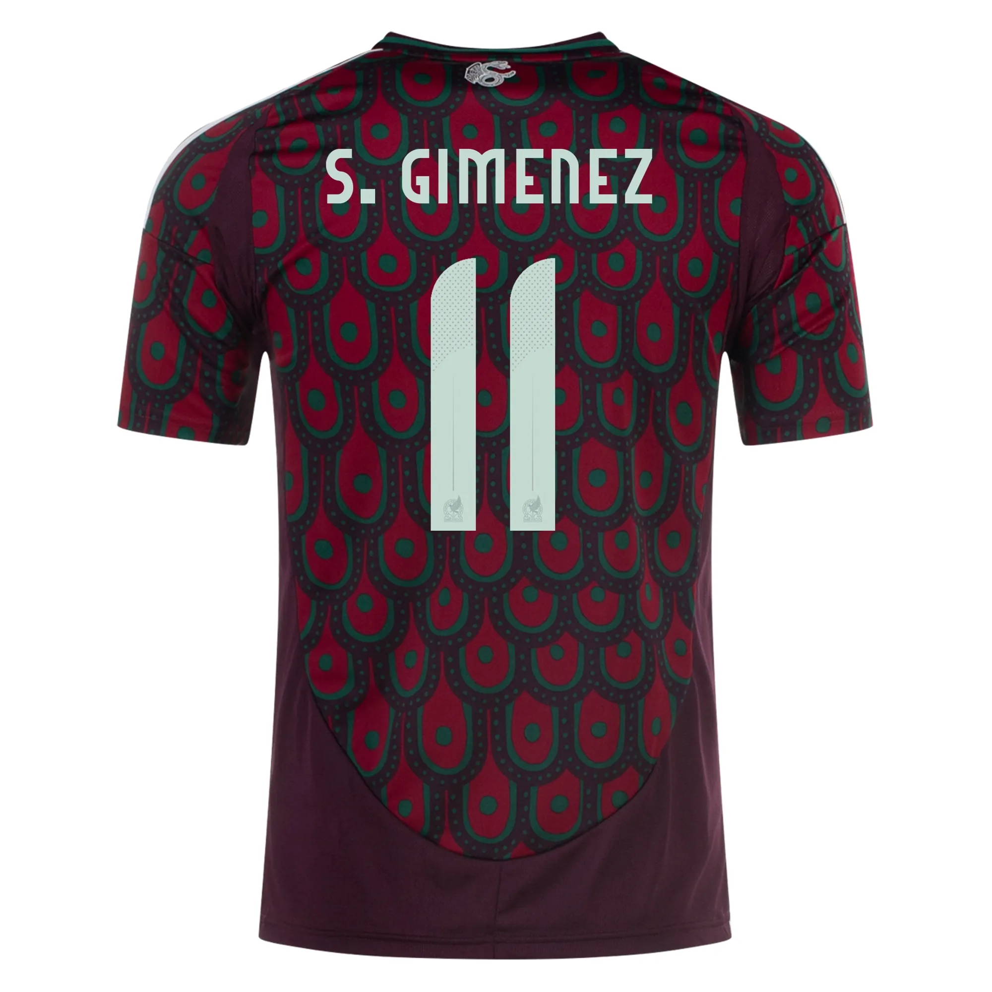 Santiago Giménez Mexico 2024/25 Home Soccer Jersey by Adidas