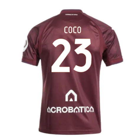 Saúl Coco Torino FC 2024/25 Home Soccer Jersey by Joma