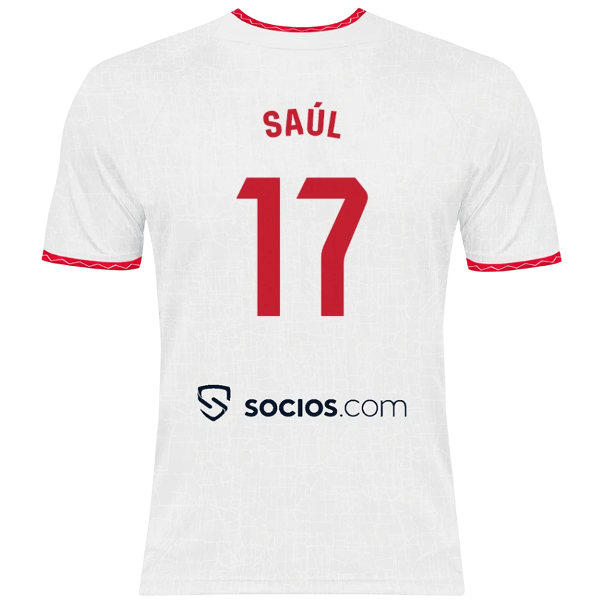 Saúl Ñíguez Sevilla 2024/25 Home Soccer Jersey by Castore