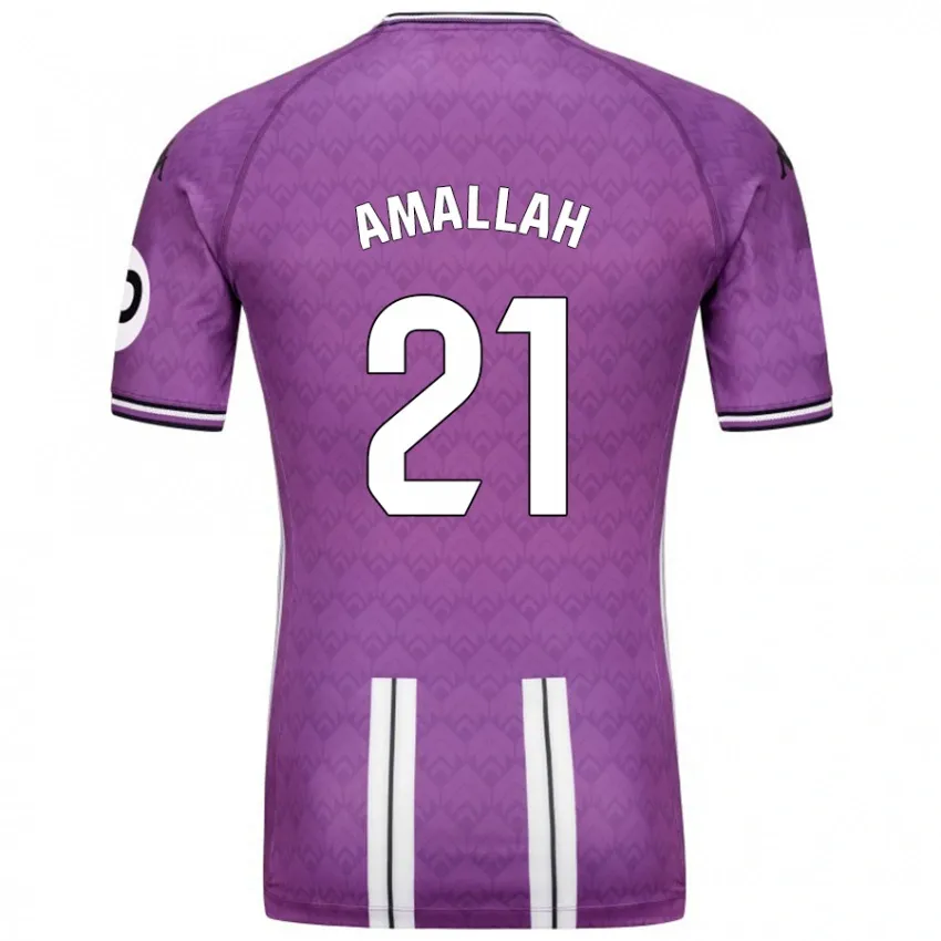 Selim Amallah Real Valladolid 2024/25 Home Soccer Jersey by Kappa