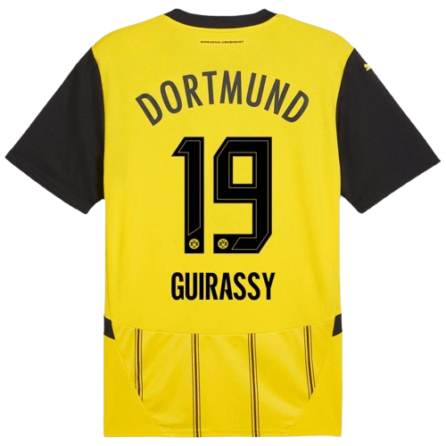 Serhou Guirassy Borussia Dortmund 2024/25 Home Soccer Jersey by PUMA