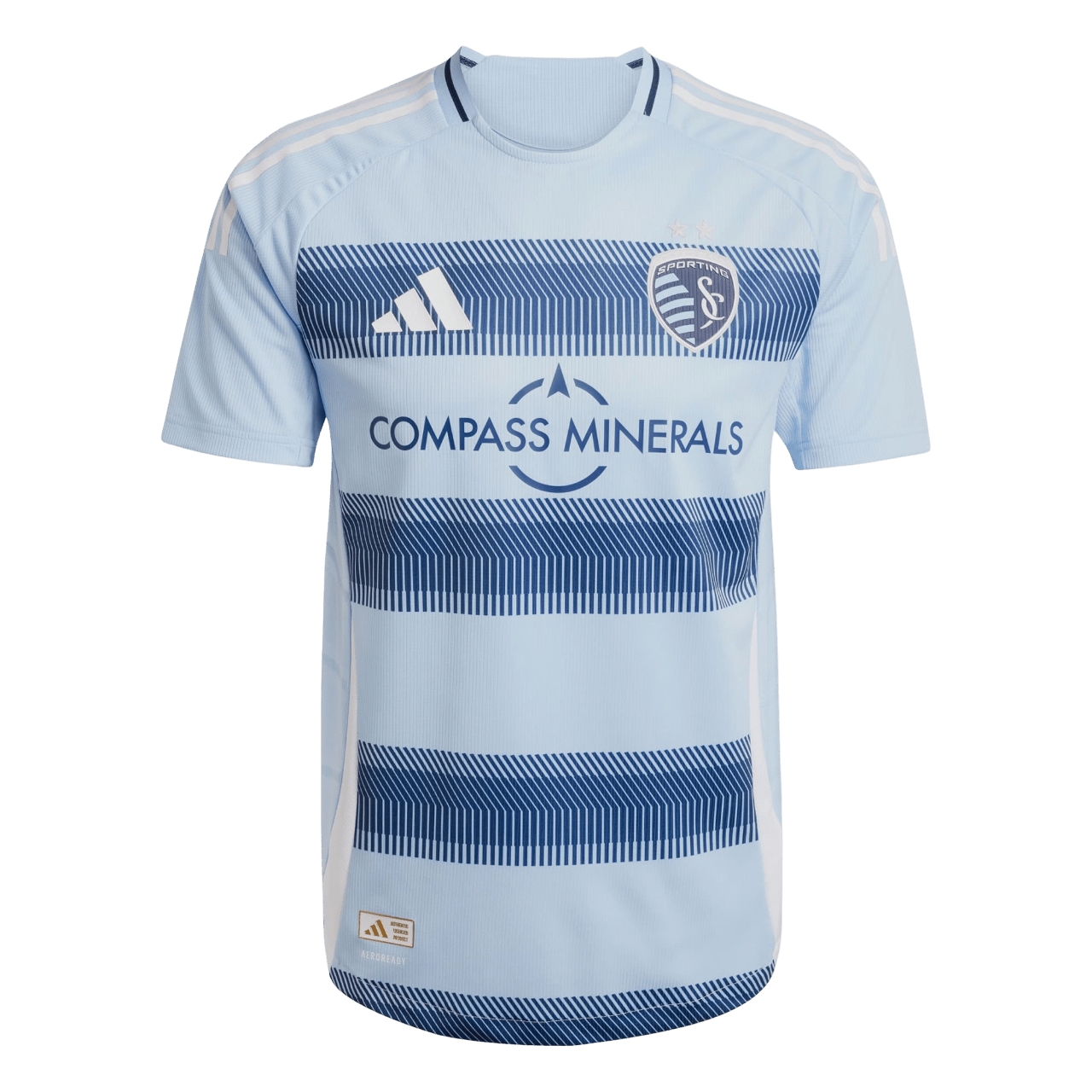 Sporting KC 2025 Authentic Home Soccer Jersey by Adidas