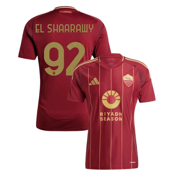 Stephan El Shaarawy AS Roma 2024/25 Home Soccer Jersey by Adidas