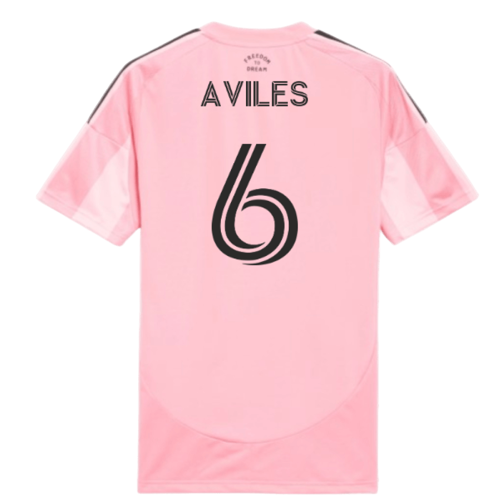 Tomás Avilés Inter Miami CF 2025 Home Soccer Jersey by Adidas