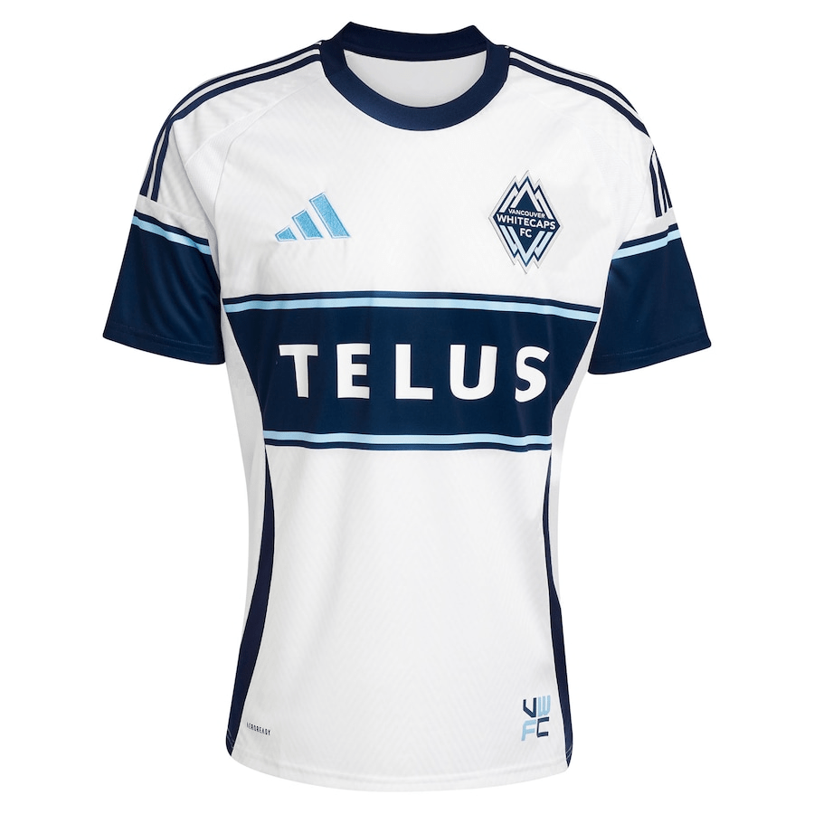 Vancouver Whitecaps FC 2025 Home Soccer Jersey by Adidas