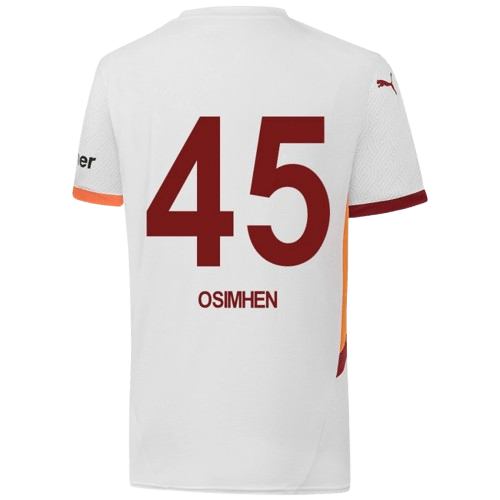Victor Osimhen Galatasaray 2024/25 Away Soccer Jersey by PUMA