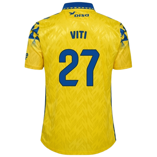 Viti Las Palmas 2024/25 Home Soccer Jersey by Hummel