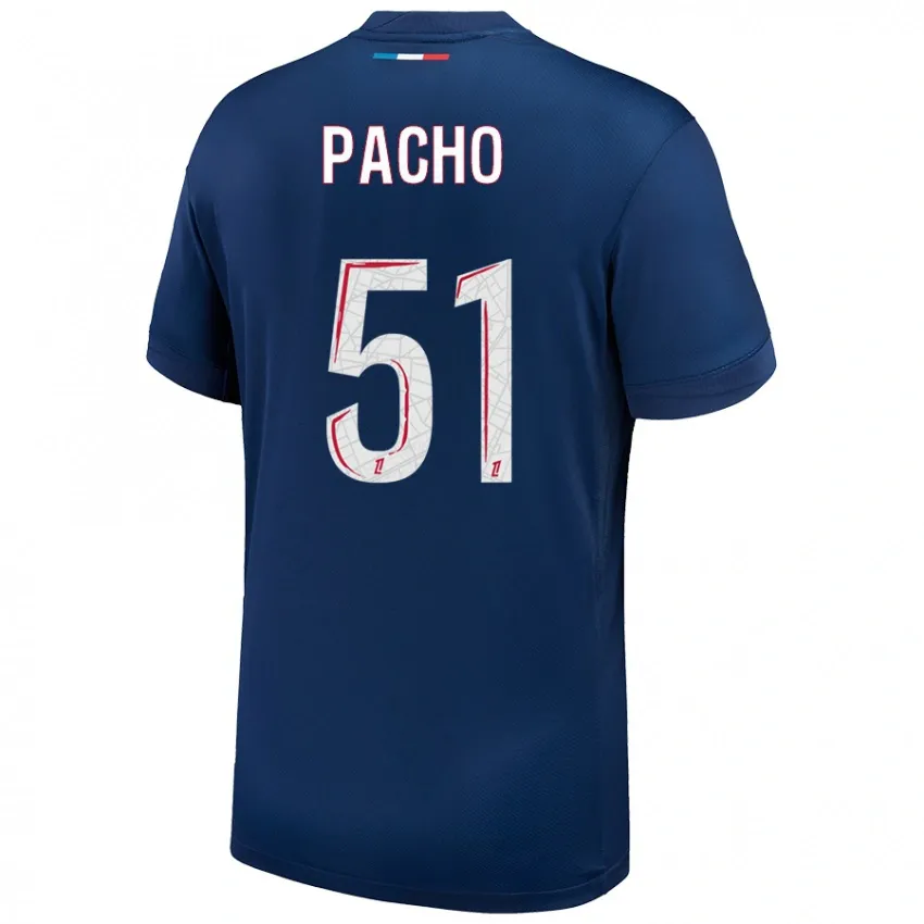 Willian Pacho Paris Saint-Germain 2024/25 Home Soccer Jersey by Nike