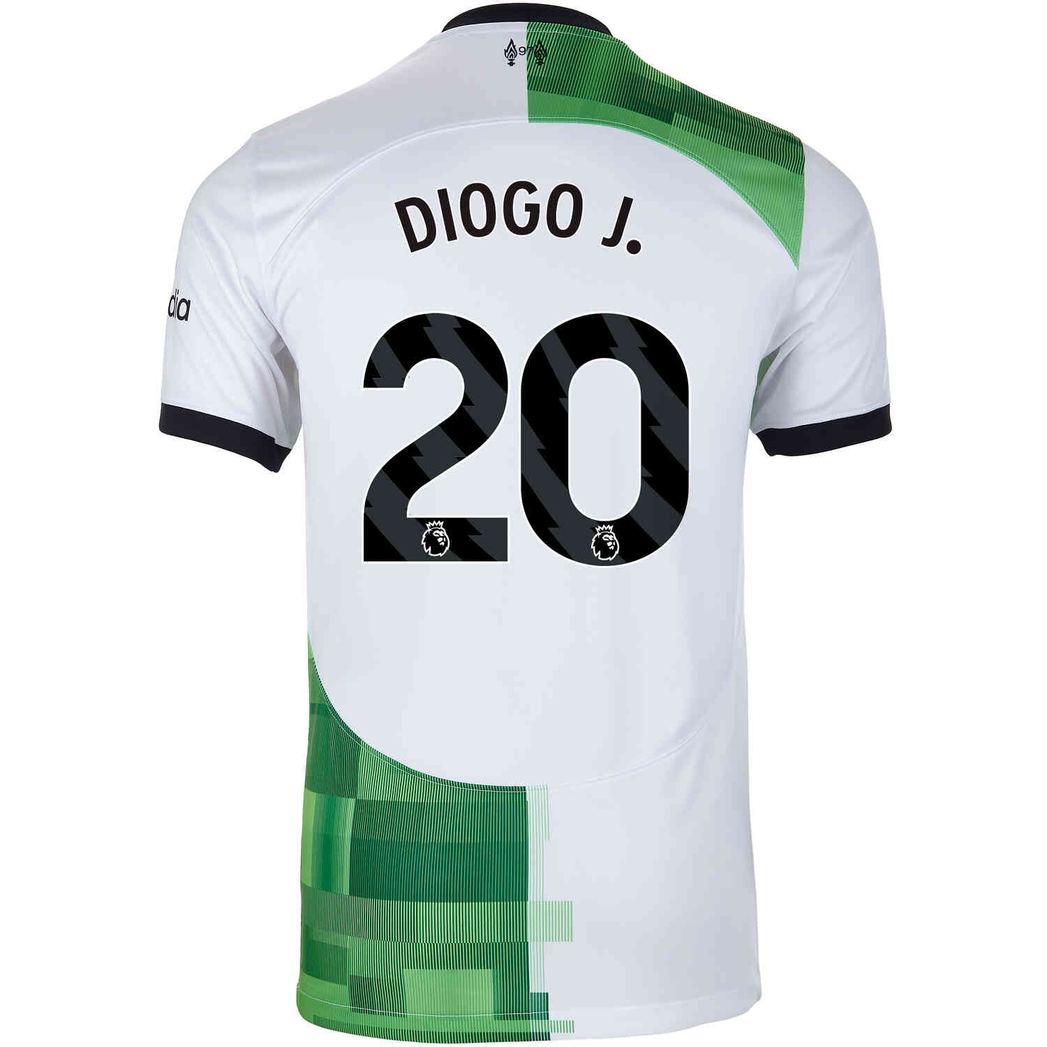 Diogo Jota Liverpool Away Soccer Jersey 2023/24 by Adidas