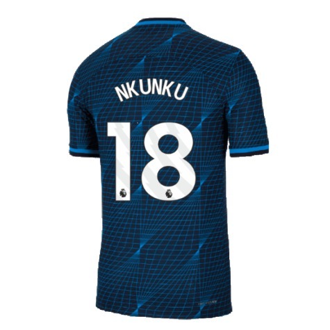 Nkunku Chelsea 2023/24 Away Soccer Jersey by Nike