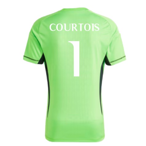 Thibaut Courtois Real Madrid 2023/24 Home Goalkeeper Soccer Jersey by Adidas