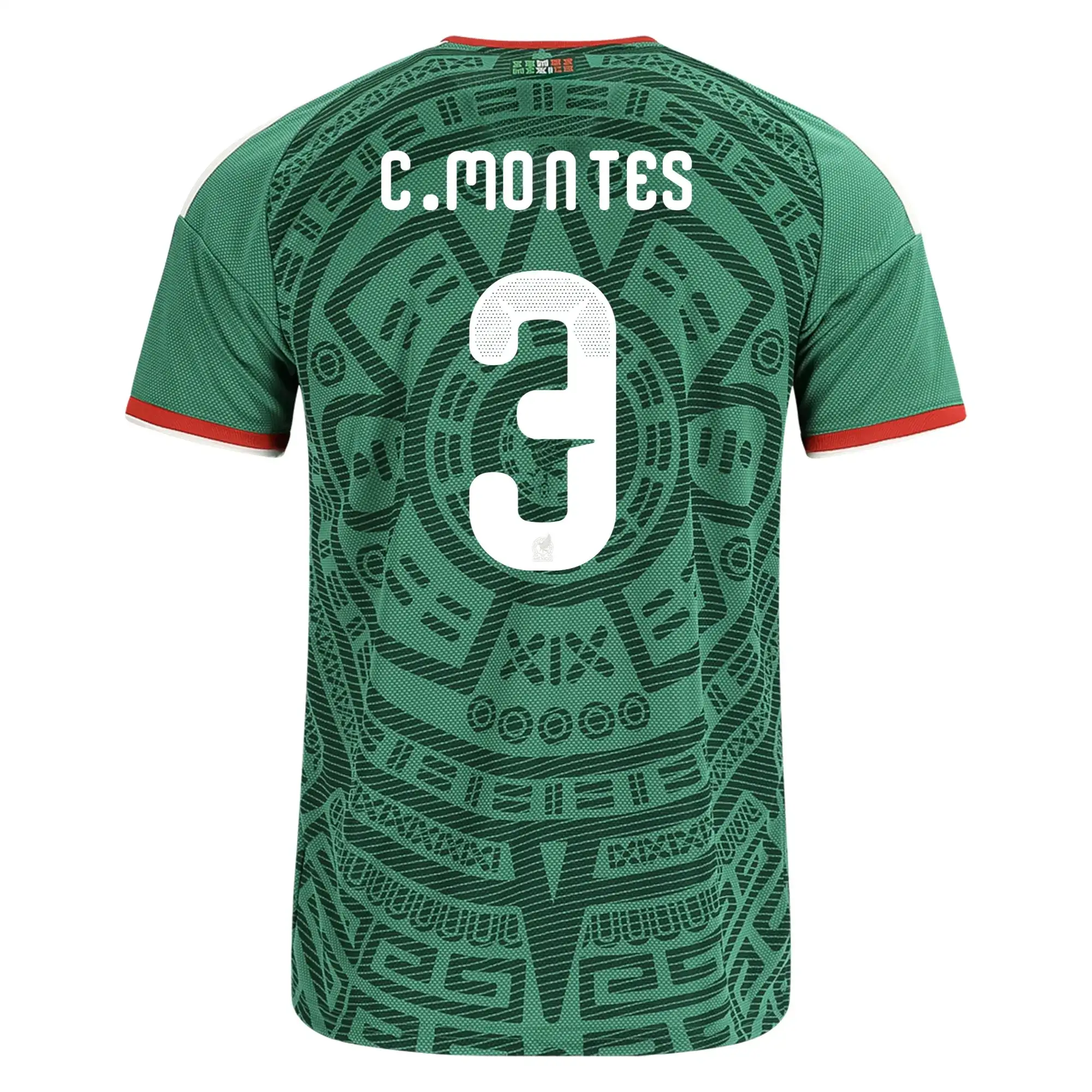 César Montes Mexico 2026/27 Home Soccer Jersey by Adidas