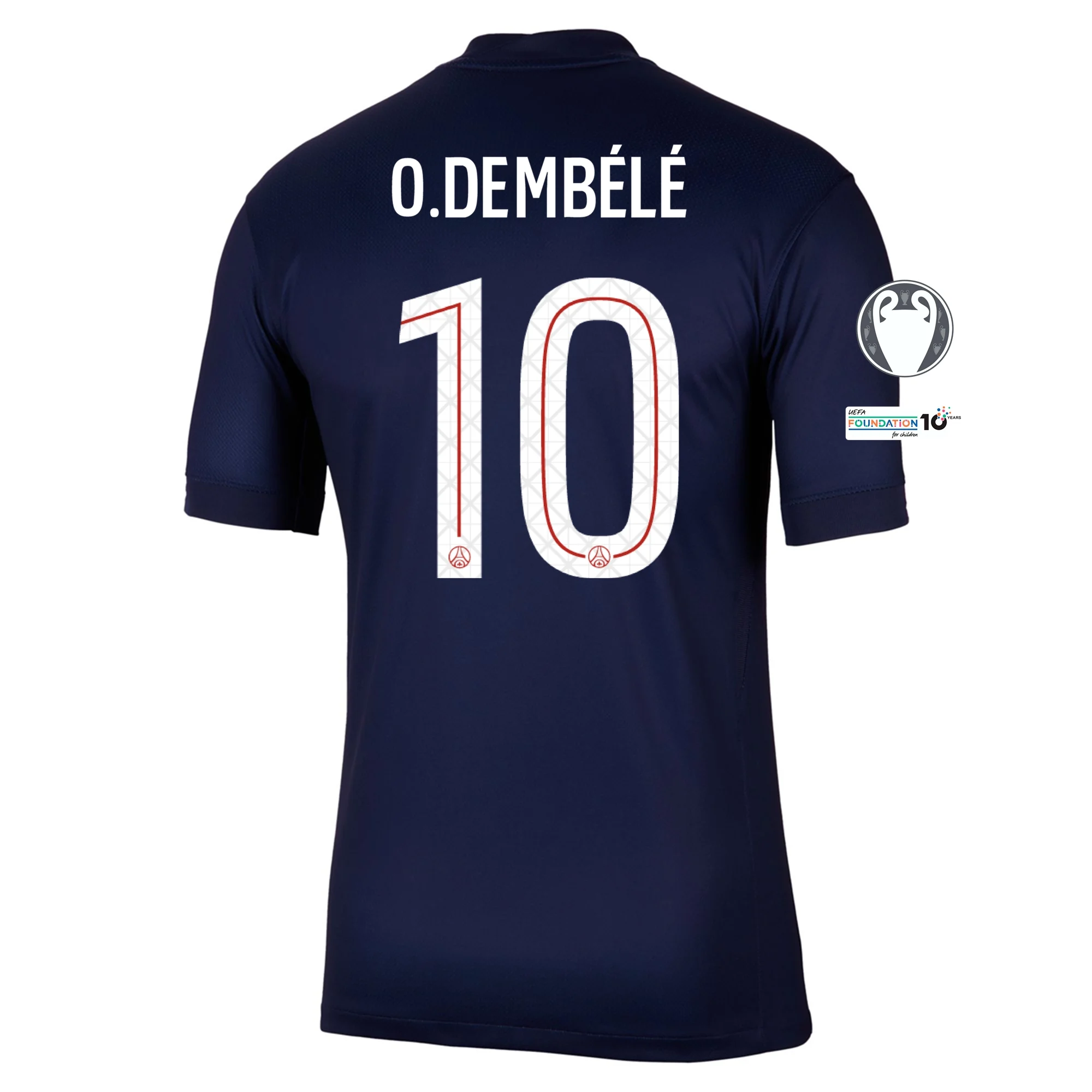 Ousmane Dembélé Paris Saint-Germain 2025/26 UCL Home Soccer Jersey by Nike