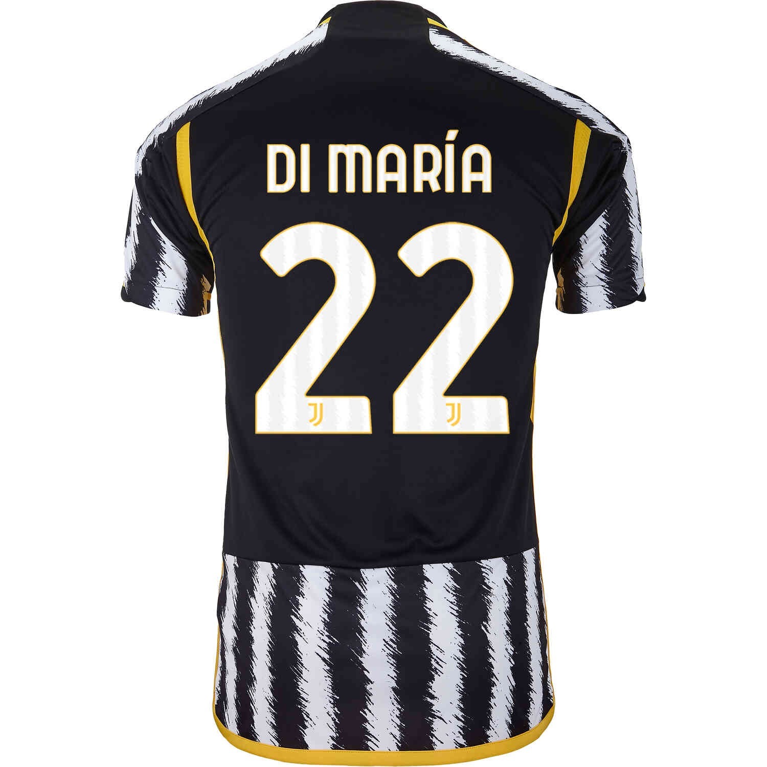 Angel Di Maria Juventus FC 2023/24 Home Soccer Jersey by Adidas