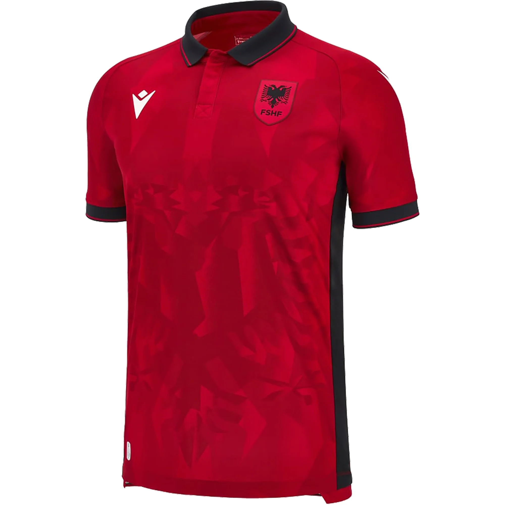 Albania 2024/25 Authentic Home Soccer Jersey by Macron