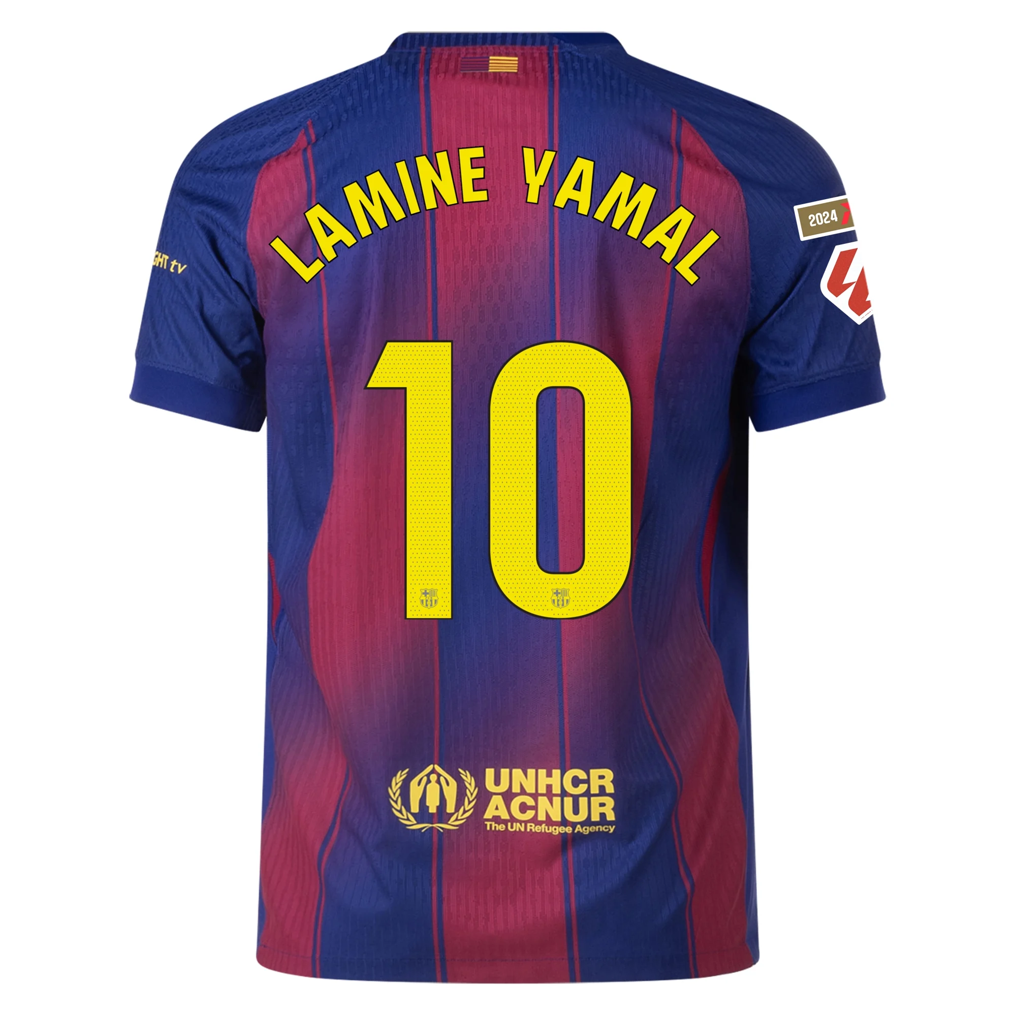 Lamine Yamal FC Barcelona 2025/26 Authentic Home Soccer Jersey by Nike