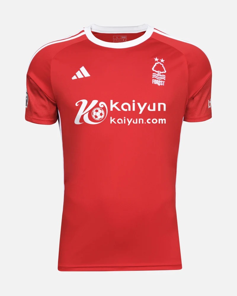 Nottingham Forest 2023/24 Home Soccer Jersey by Adidas