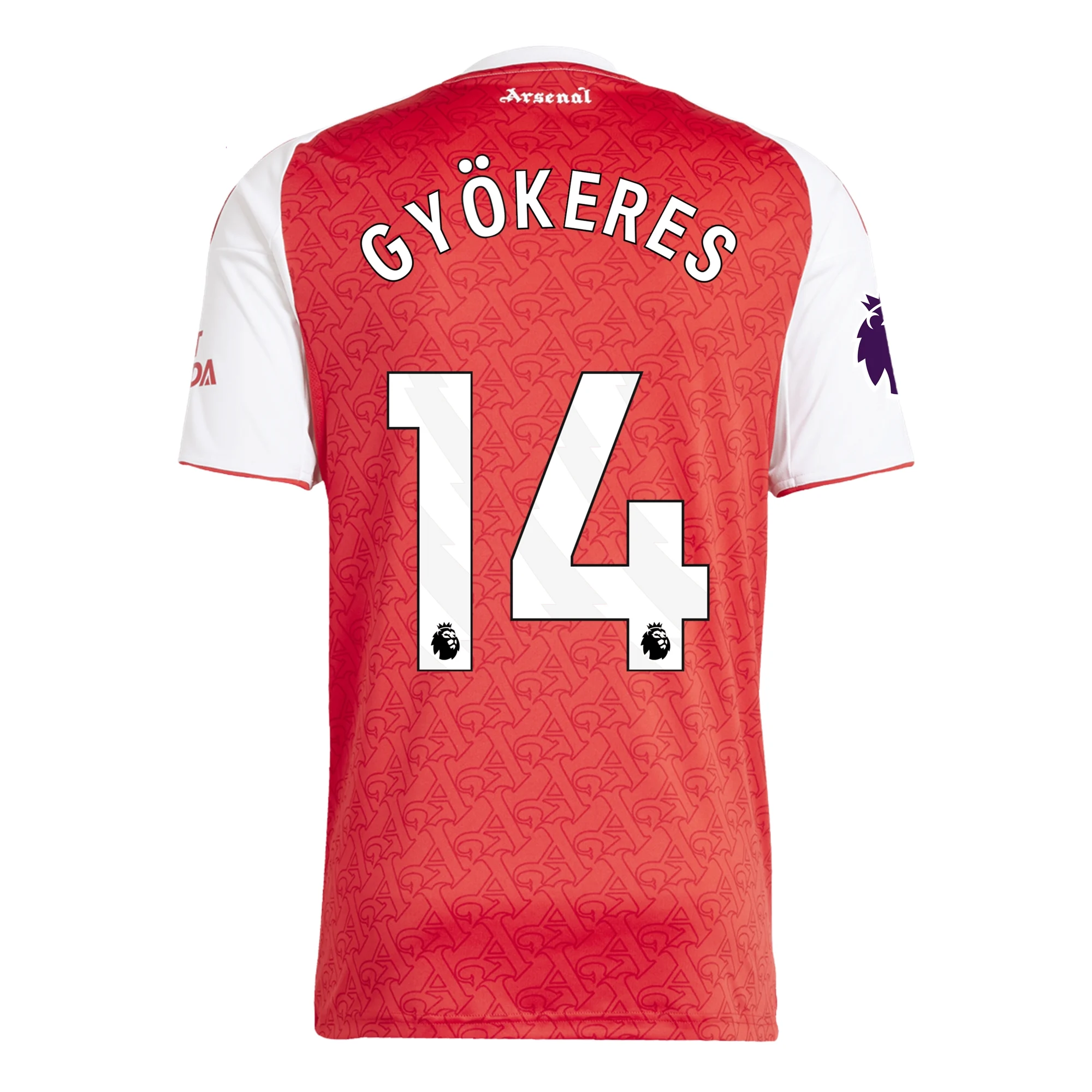 Viktor Gyökeres Arsenal 2025/26 Home Soccer Jersey by Adidas