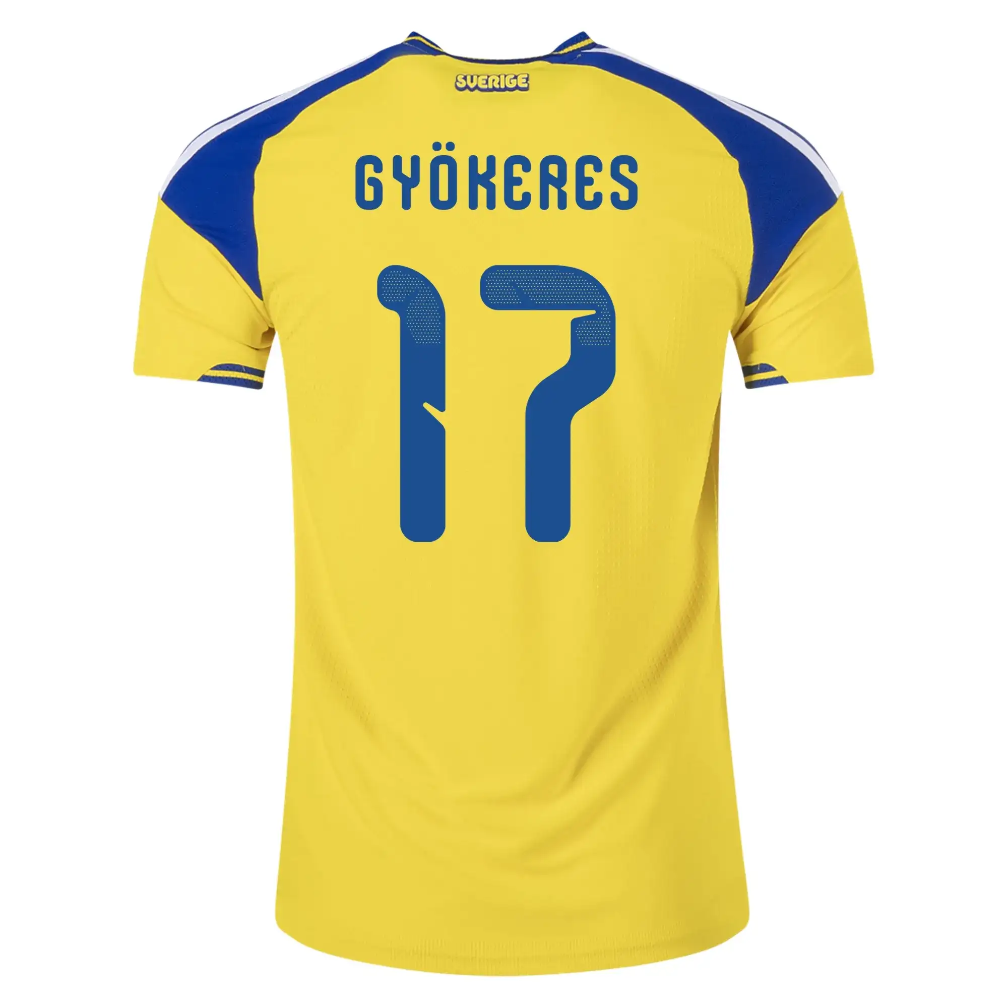 Viktor Gyökeres Sweden 2026/27 Authentic Home Soccer Jersey by Adidas