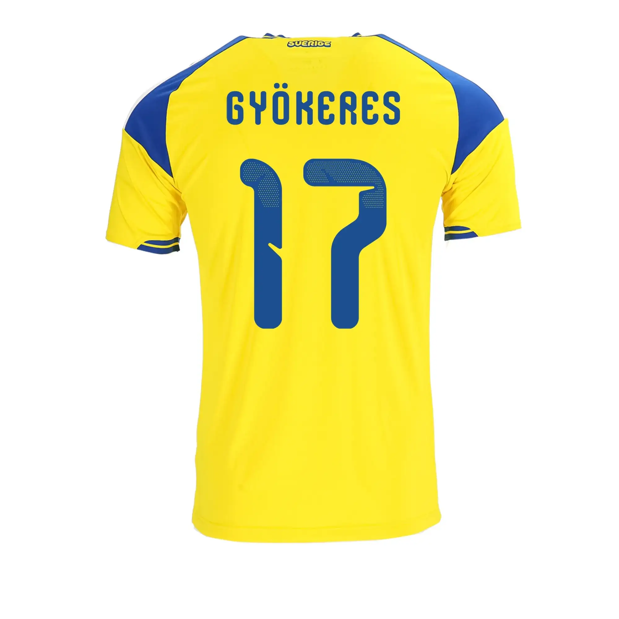 Viktor Gyökeres Sweden 2026/27 Home Soccer Jersey by Adidas