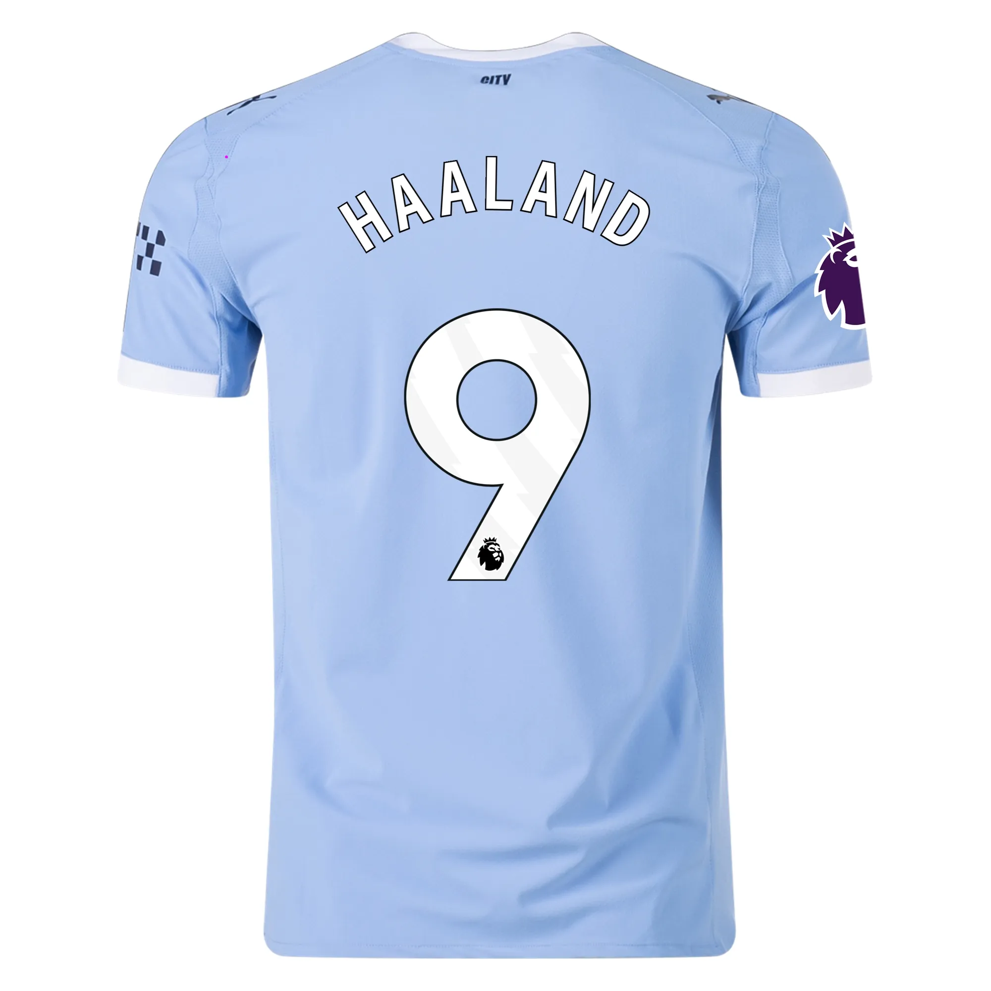 Erling Haaland Manchester City 2025/26 Authentic Home Soccer Jersey by PUMA